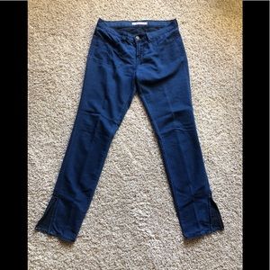 J Brand blue Jeans with ankle zipper